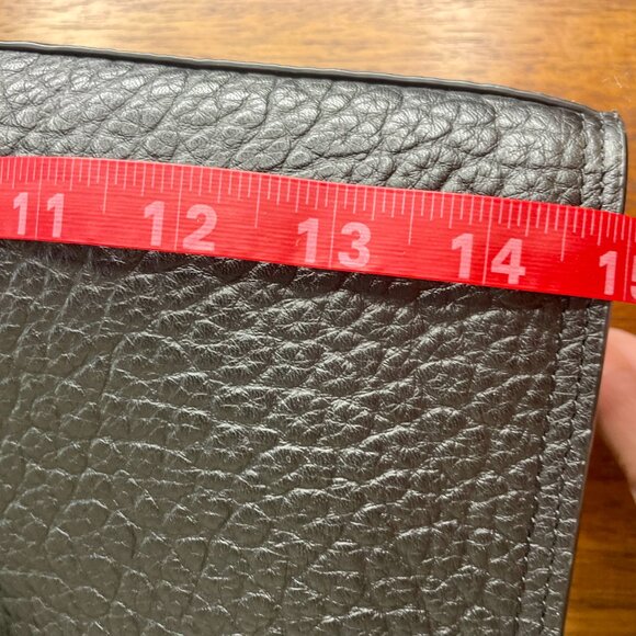 Coach Gotham Folio Business Bag Black Pebbled Leather NEW - Picture 11 of 12